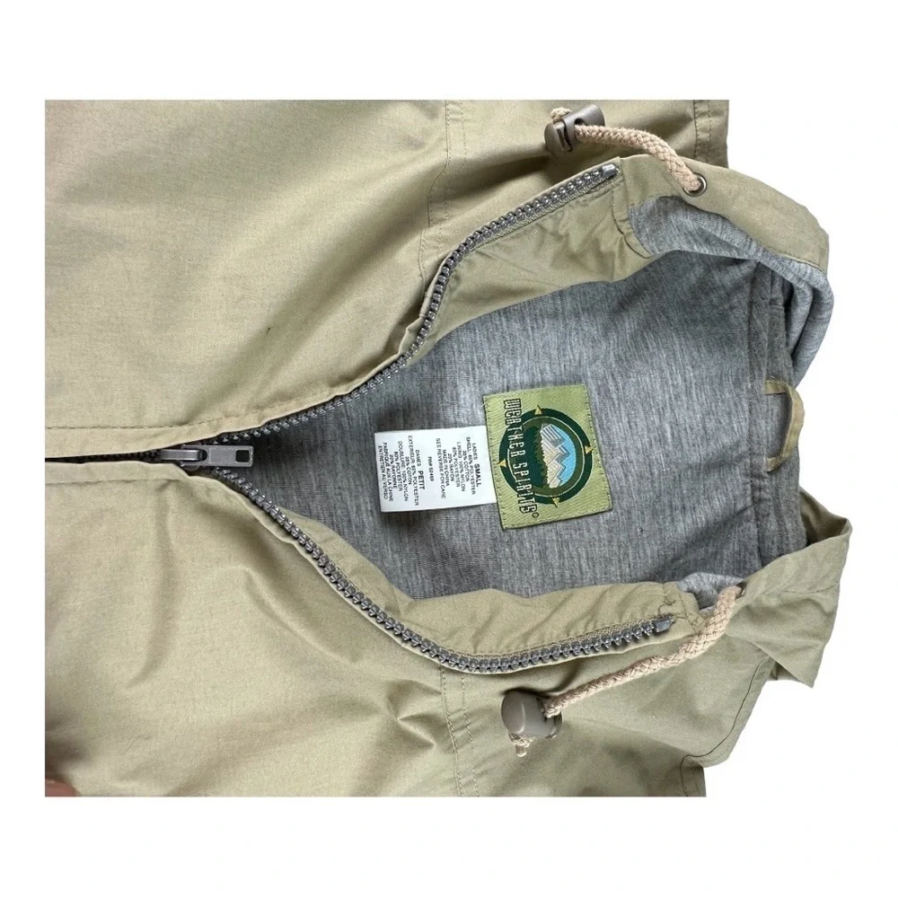 Weather Spirits Hooded Jacket Khaki Size Small - Picture 7 of 7